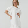 290 Платье с воланами, белый